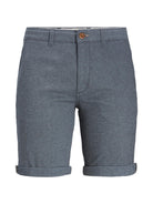 JACK & JONES Fury Shorts Faded Denim Faded Denim flat front view