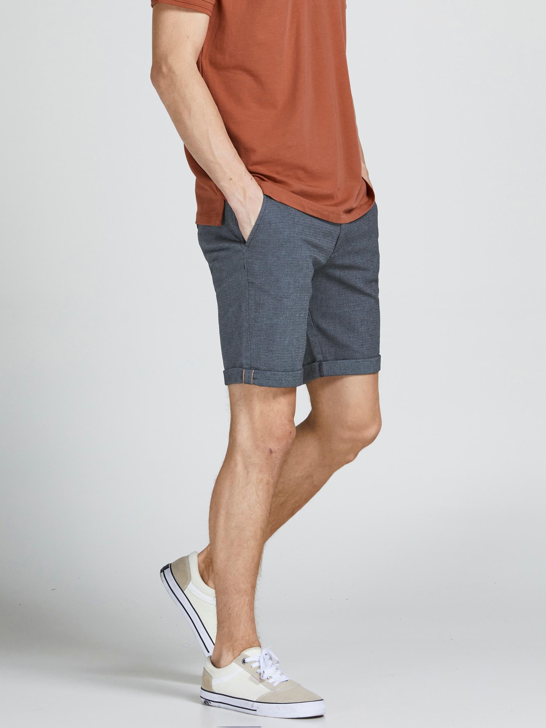 JACK & JONES Fury Shorts Faded Denim Faded Denim front view