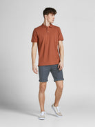 JACK & JONES Fury Shorts Faded Denim Faded Denim model front view