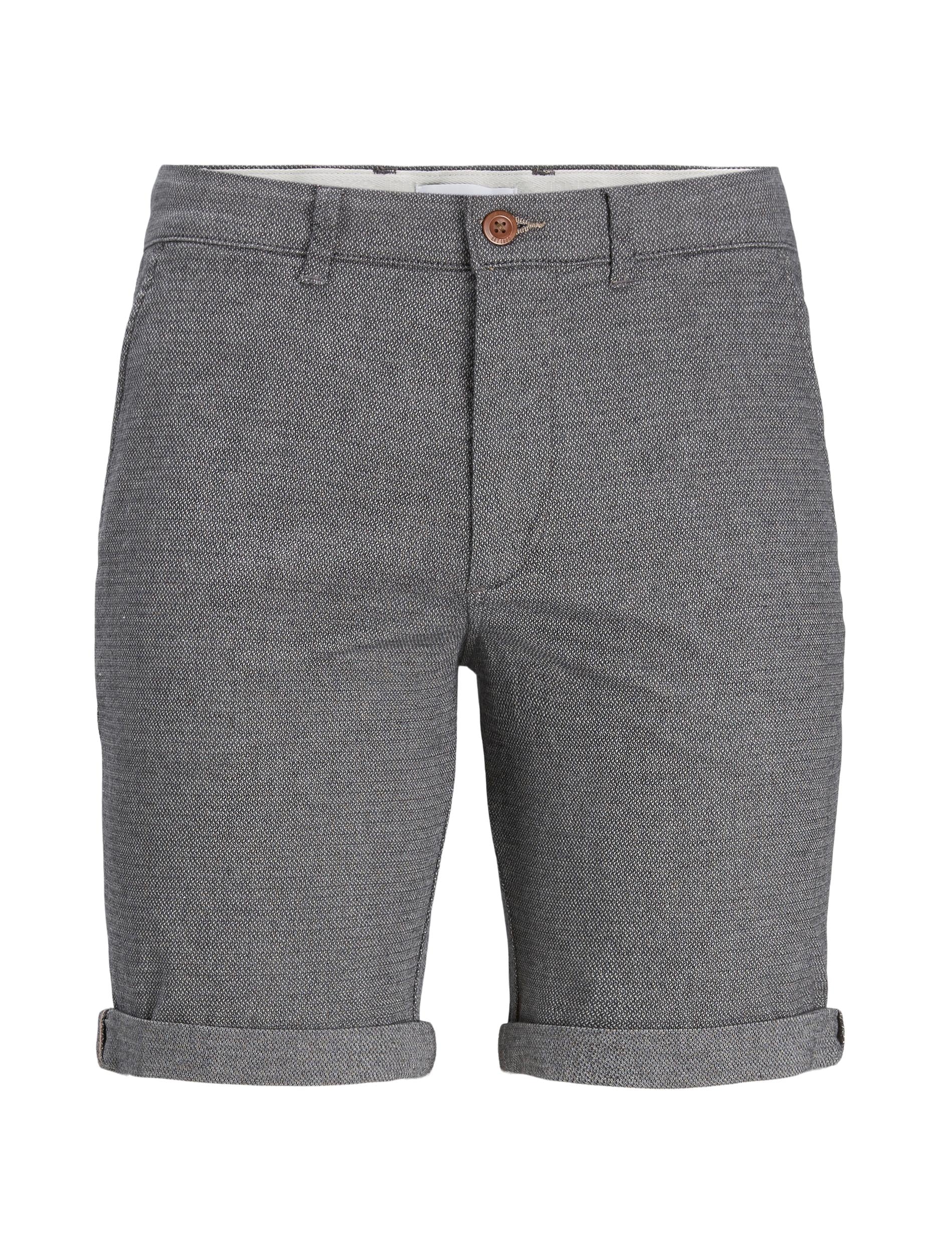 JACK & JONES Fury Shorts Drizzle Drizzle flat front view