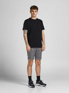 JACK & JONES Fury Shorts Drizzle Drizzle model front view