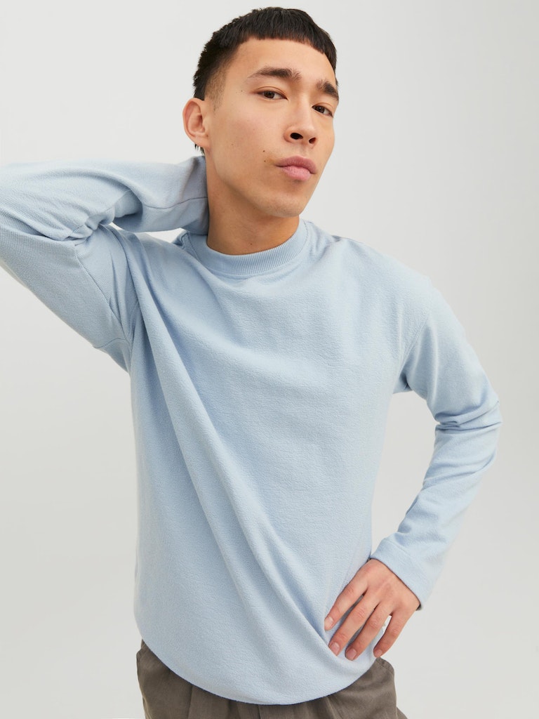Fly Crew Neck Cashmere Blue Sweat