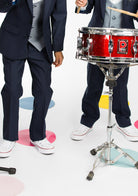 Benetti Boyswear James Boy Tapered Fit Trousers Navy back view