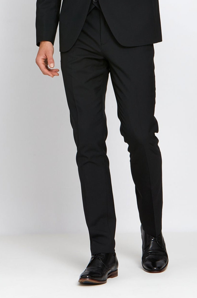 James Black Trousers Comfort Fit by Benett