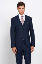 REGENCY BENETTI Jonny Navy Tapered Jacket Navy front view