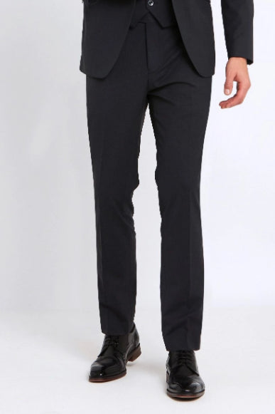 Jonny Tapered Charcoal Trousers - Spirit Clothing