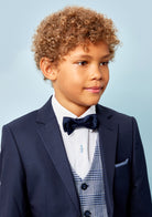 Benetti Boyswear Julius Boy Check Pattern Waistcoat Check detail view