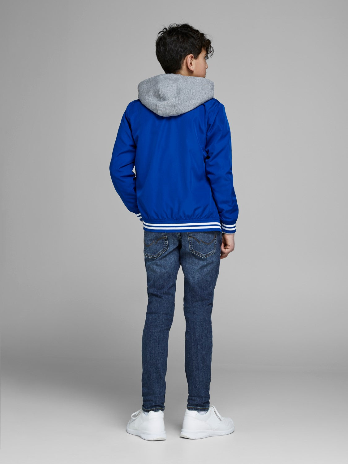 Jack Jones Youths Liam 871 Junior Skinny Jean BLUE DENIM model front view