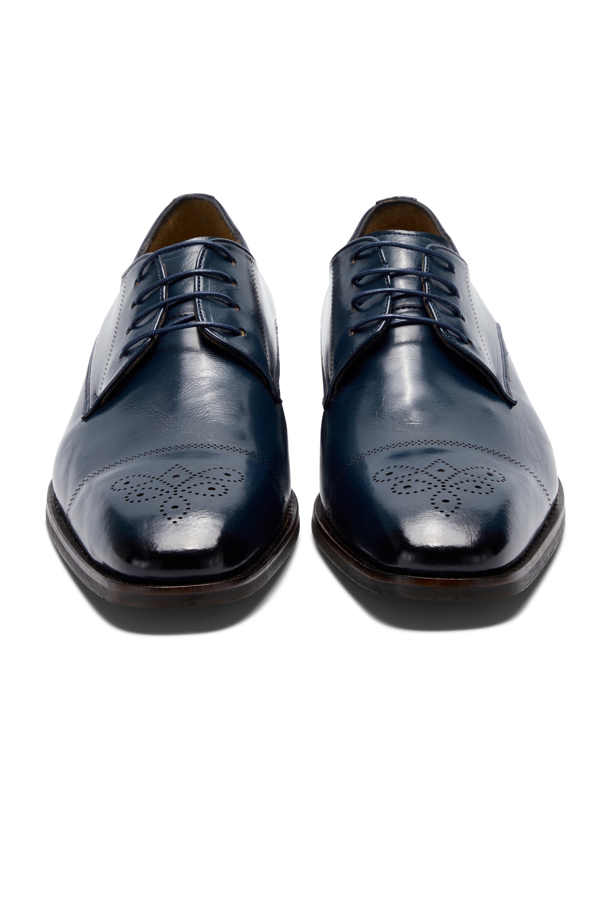 Louis Navy Formal Mens Shoe-Front view