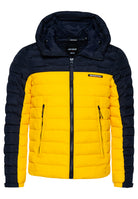 SUPERDRY Expedition Radar Quilted Mix Volt Fuji Jacket Volt front view
