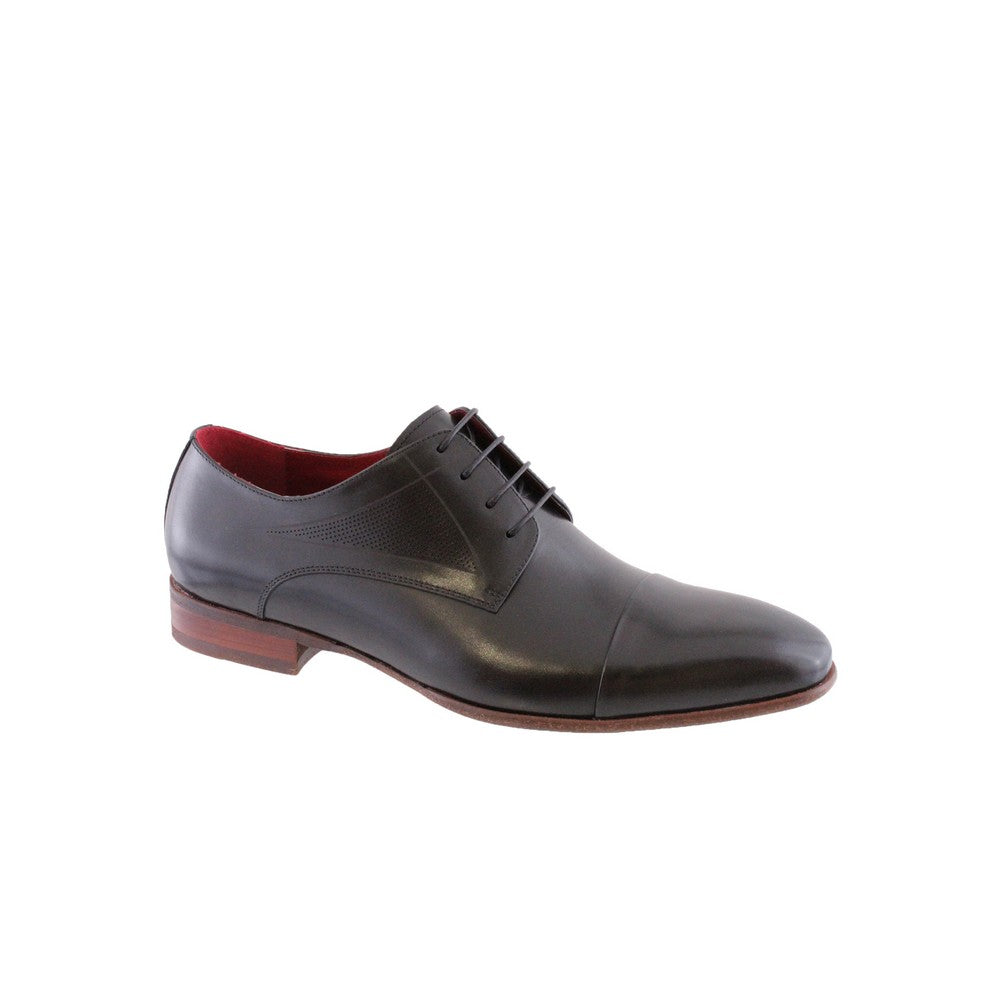 Black Morgan Men's Leather Shoe - Spirit Clothing