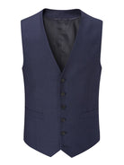 Skopes Harcourt Navy Tapered Waistcoat Navy model front view