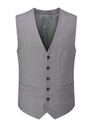 Skopes Harcourt Silver Tapered Waistcoat SILVER model front view