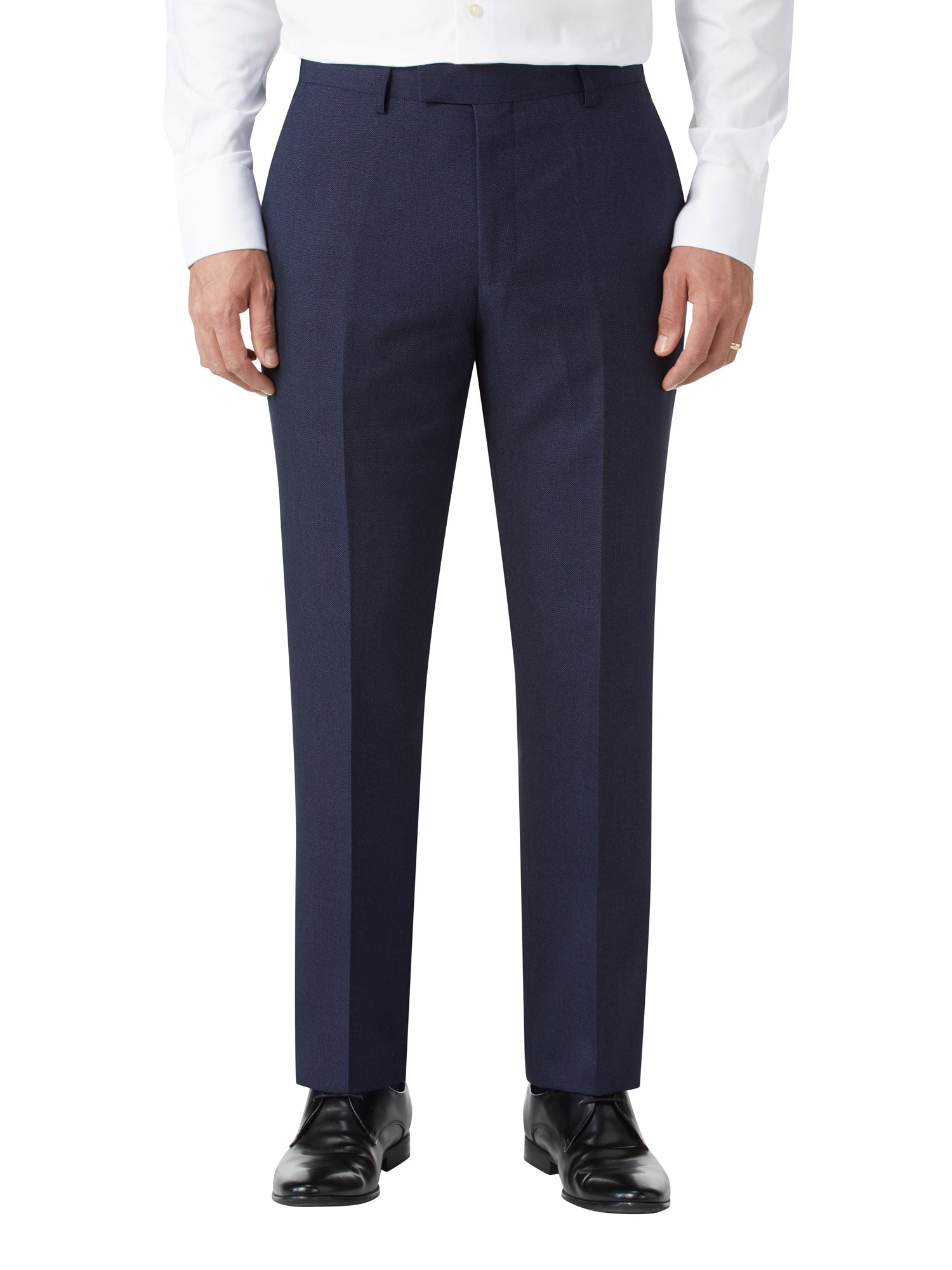 Skopes Harcourt Navy Tapered Trousers Navy front view