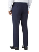 Skopes Harcourt Navy Tapered Trousers Navy model front view