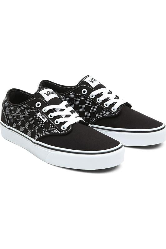 Mens Atwood Checkers Dot Blk/Wht Trainers