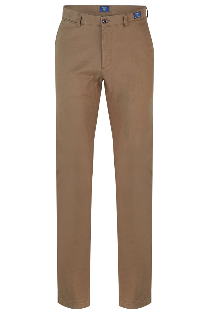 BENETTI Mark Straight Leg Chino Beige BEIGE front view