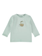 NAME IT Naja Long Sleeve Top Green model front view