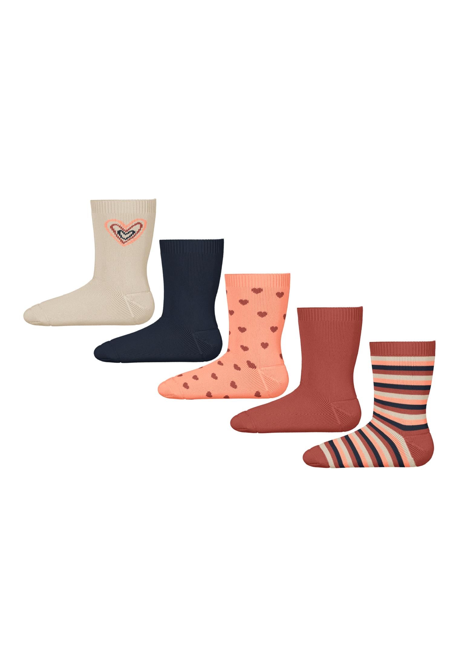 NAME IT Vinni 5P socks Cream front view