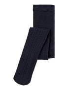 NAME IT Sally Mini Girl Pantyhose Navy front view