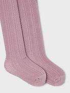 NAME IT Sally Mini Girl Pantyhose Mauve Shadows back view