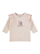 NAME IT Ocilie LS Top Peach Whip front view