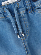 NAME IT Ben Tapered Jeans 1721 Medium Blue back view