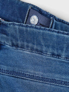NAME IT Mini Girl Salli Slim Jeggings Medium Blue Denim back view