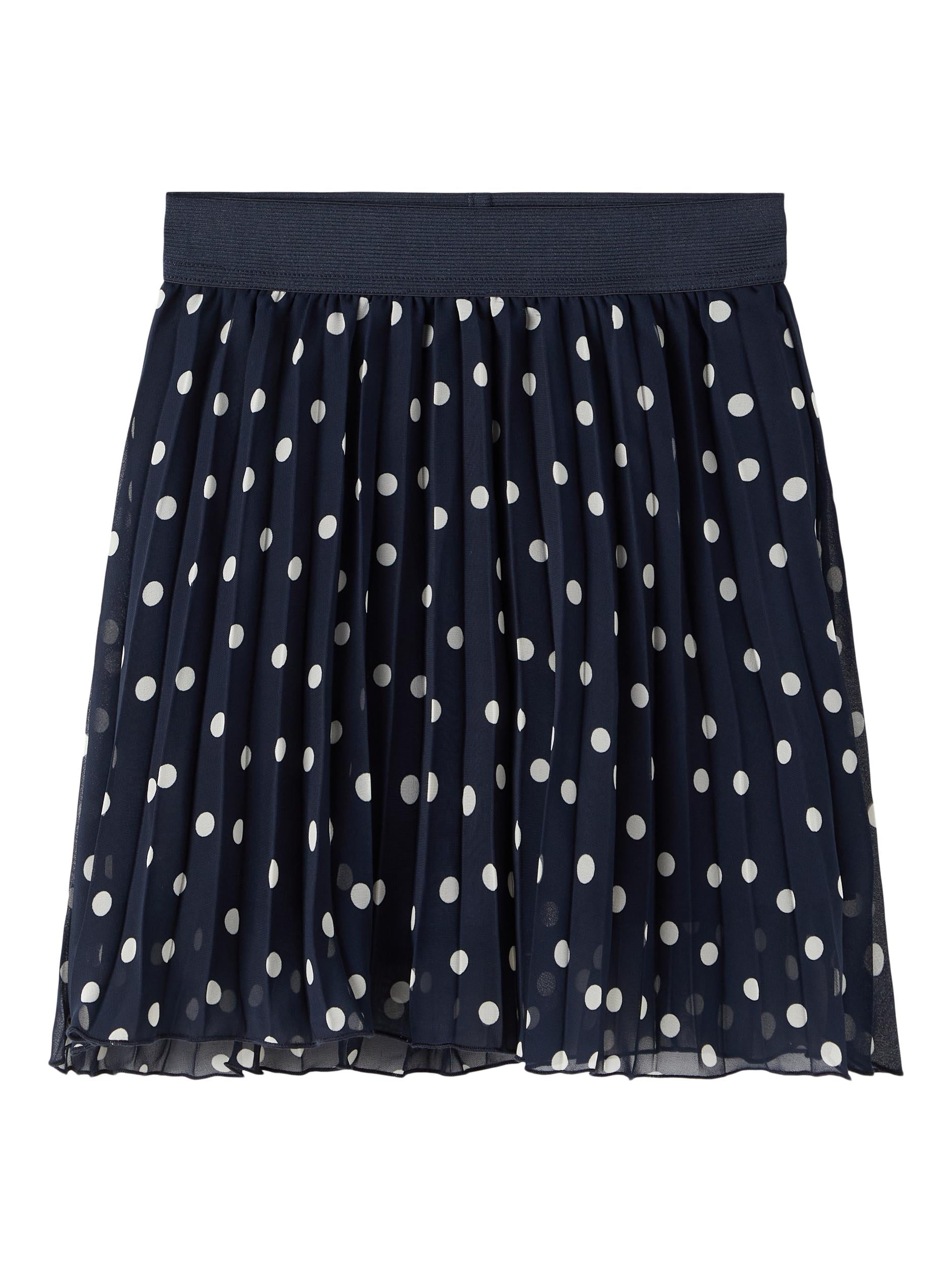 Girl's Dark Sapphire Nete Skirt-Front View