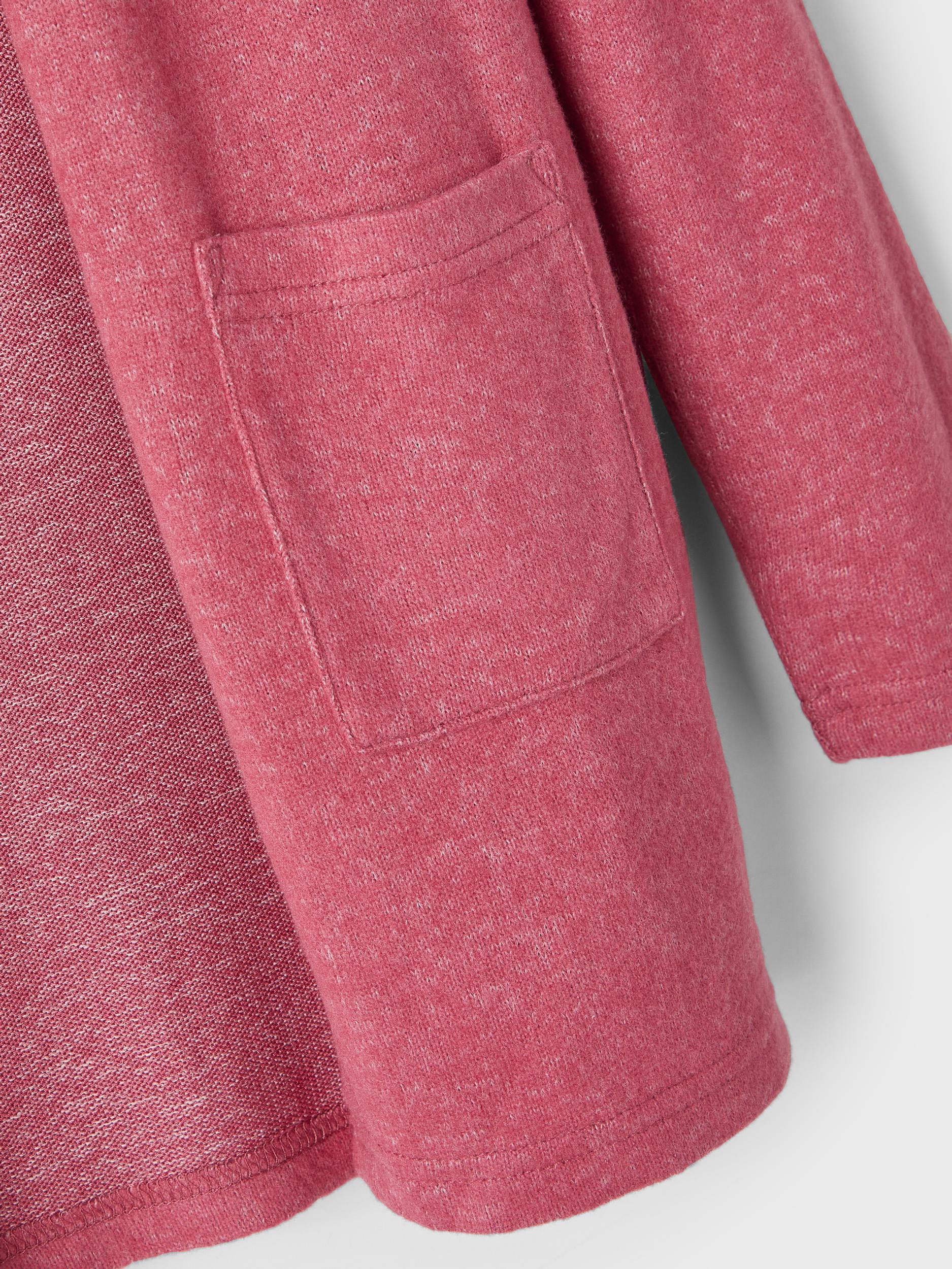 NAME IT Victi Long Sleeve Knit Cardigan Affogat side view