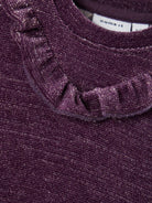 NAME IT Romane Long Sleeve Dress Hortensia detail view