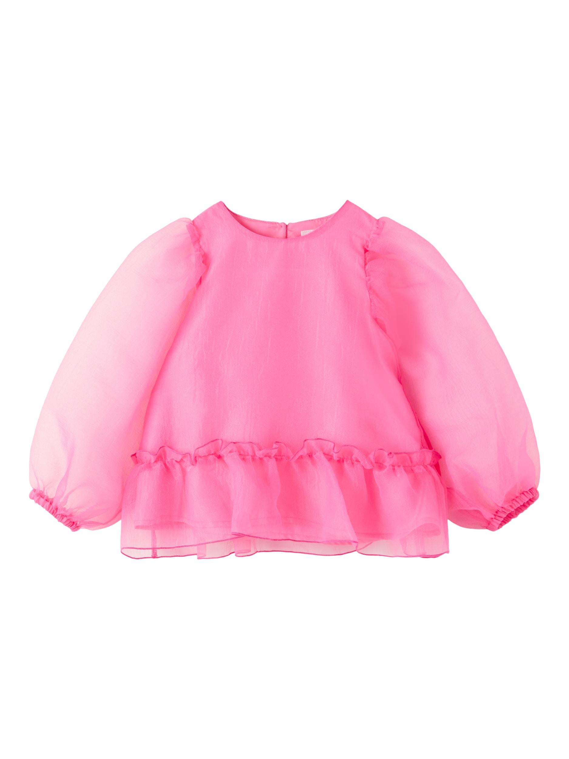 Girl's Runas Pink Top-Front View