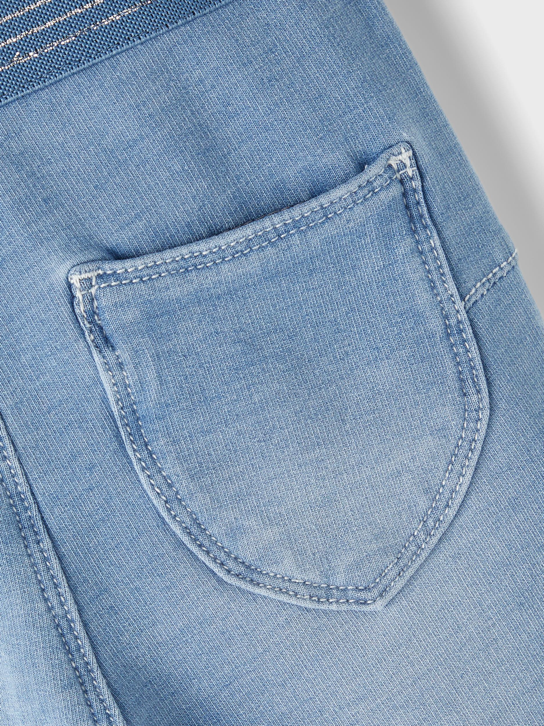 NAME IT Salli Slim Sweat Jean 1190 Light Blue Denim side view