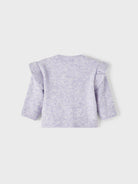 NAME IT Sifine Long Sleeve Knit Cardigan Orchid Petal detail view