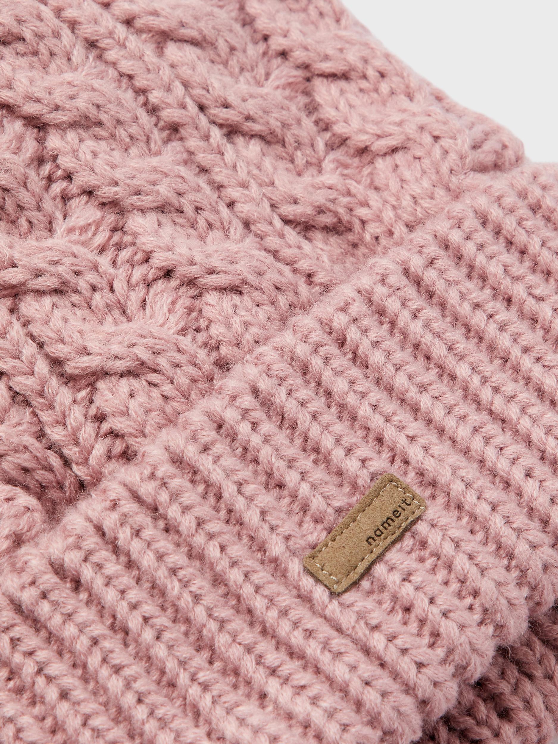 NAME IT Meka Knit Hat Zephyr Zephyr model front view