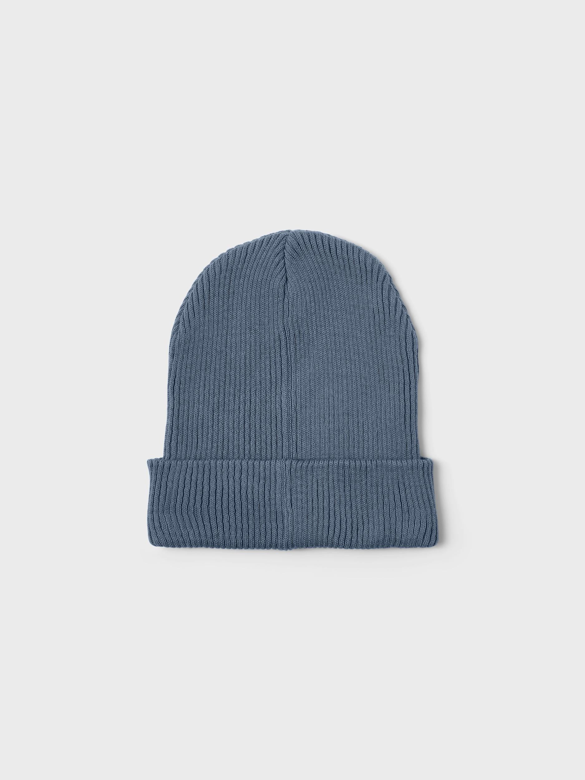 Unisex Manoa Knit Hat/China Blue-Ghost Back View