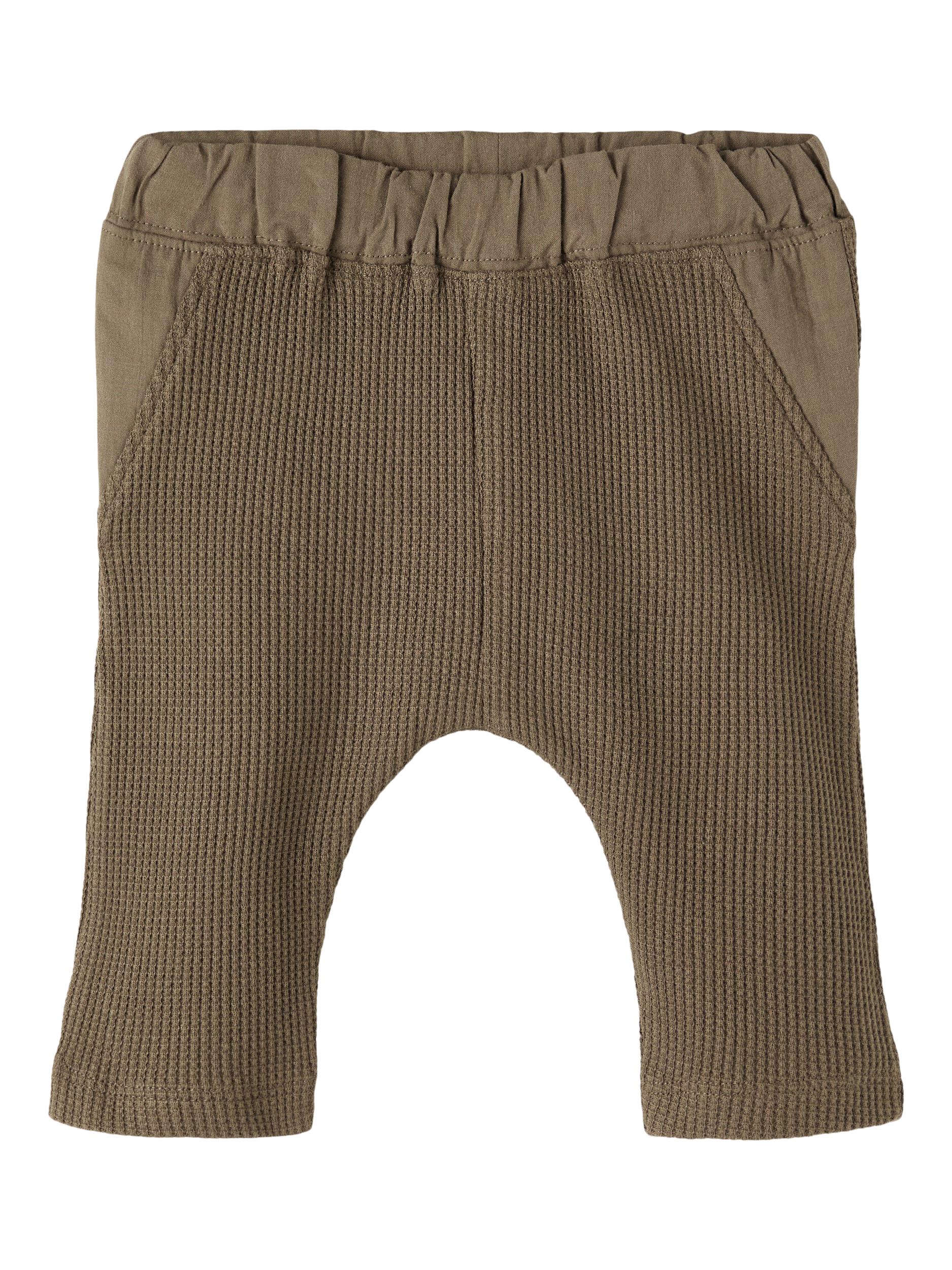 NAME IT Noel Pant Morel model front view