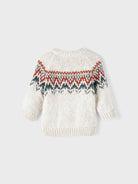 NAME IT NB Ripal Long Sleeve Knit Peyote Melange side view