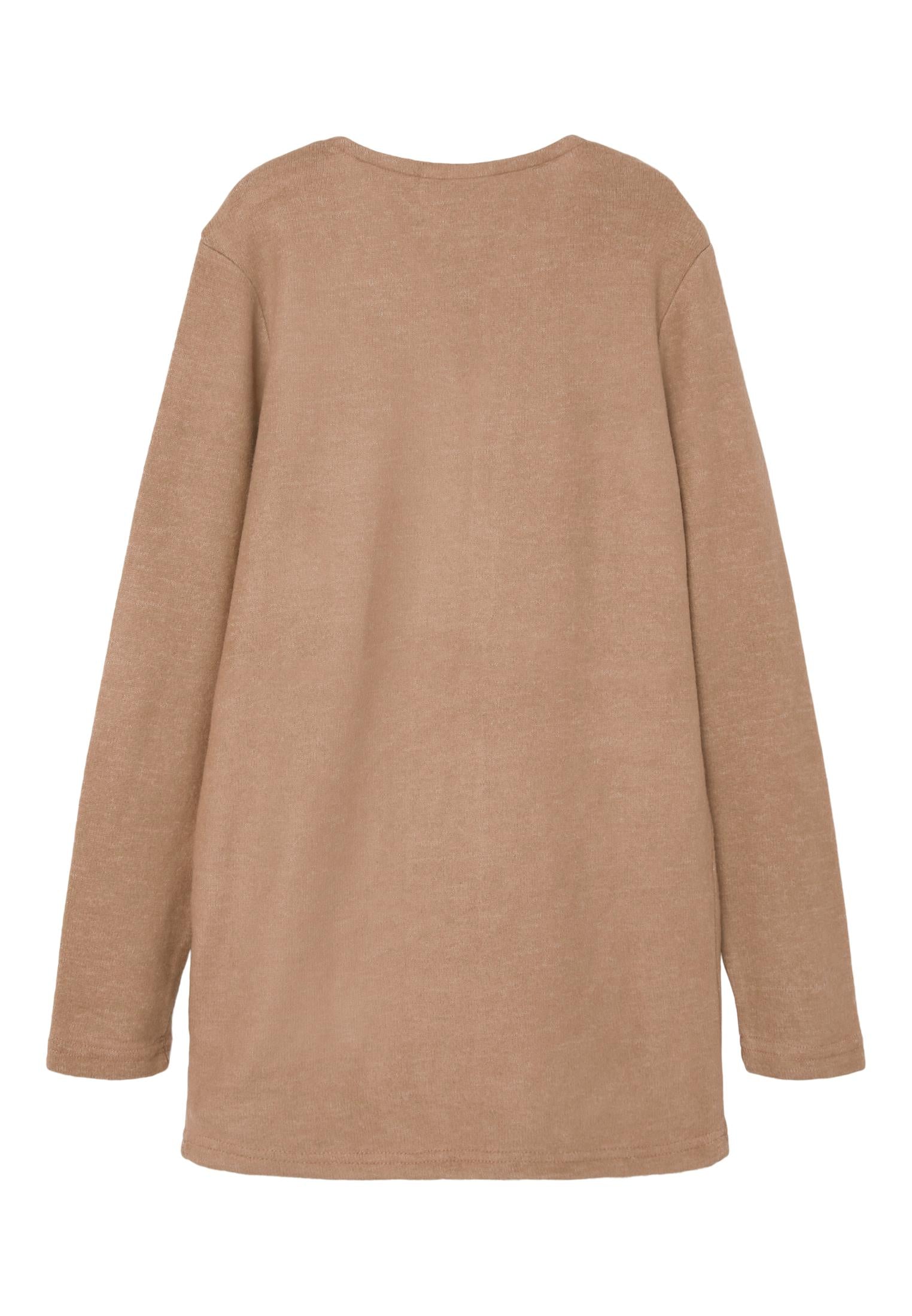 NAME IT Victi Long Sleeve Knit Cardigan Affogat detail view