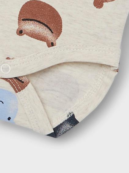 NAME IT Olle Long Sleeve Body Peyote Melange detail view