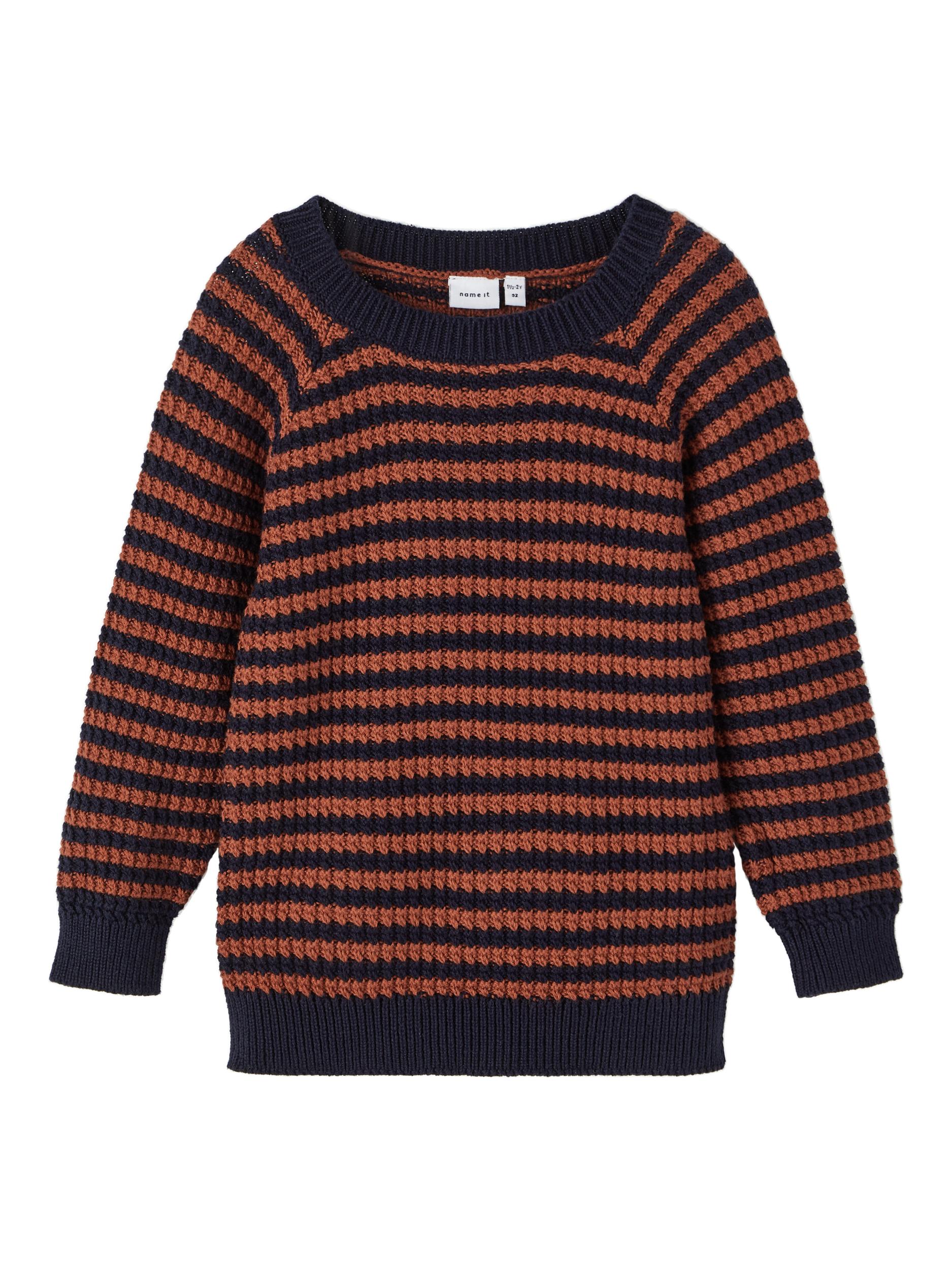 Boy's Sofrans Long Sleeve Knit-Front View