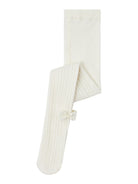NAME IT Ralli Pantyhose White Alyssum model front view