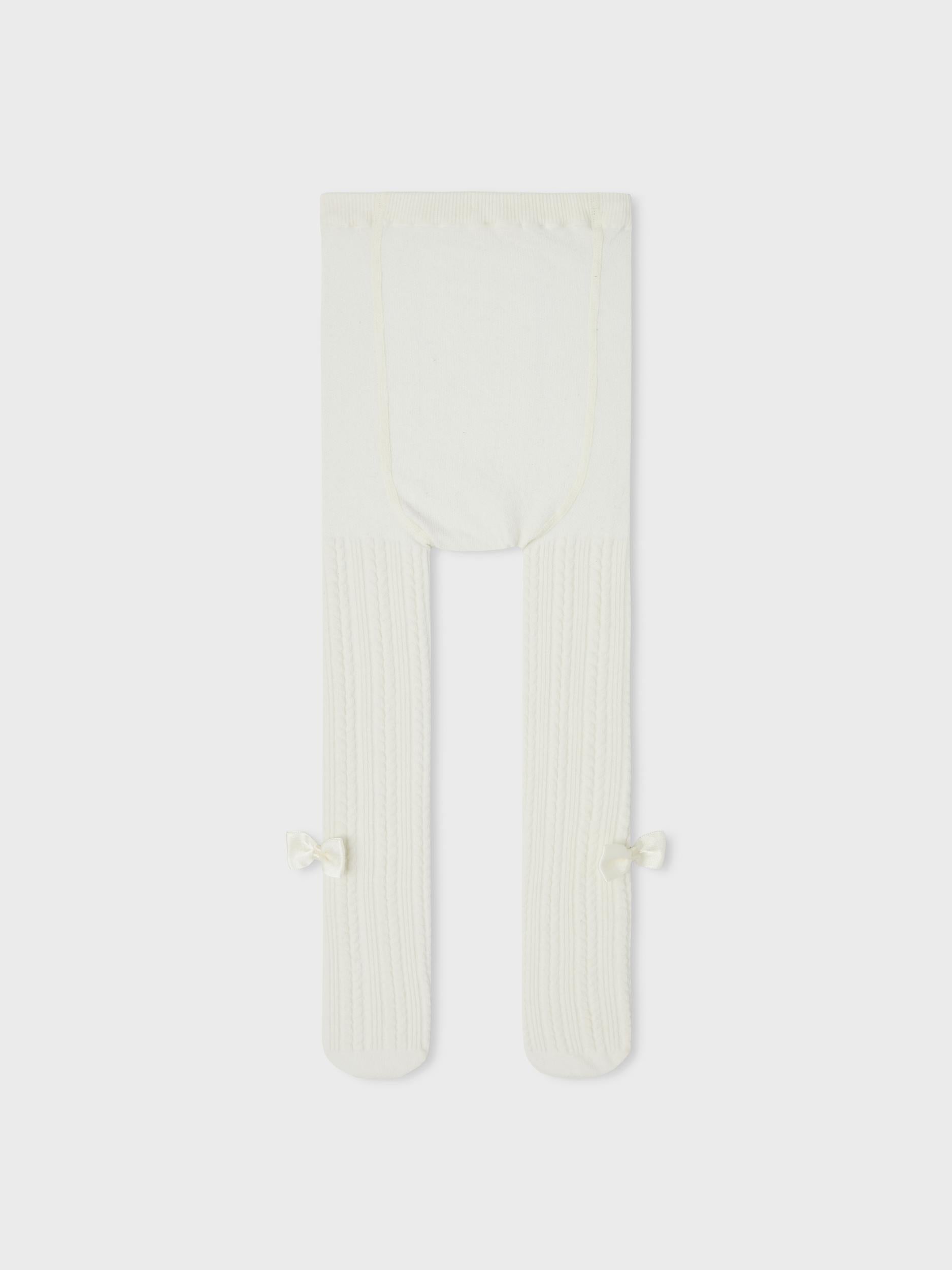 NAME IT Ralli Pantyhose White Alyssum detail view
