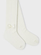 NAME IT Ralli Pantyhose White Alyssum front view