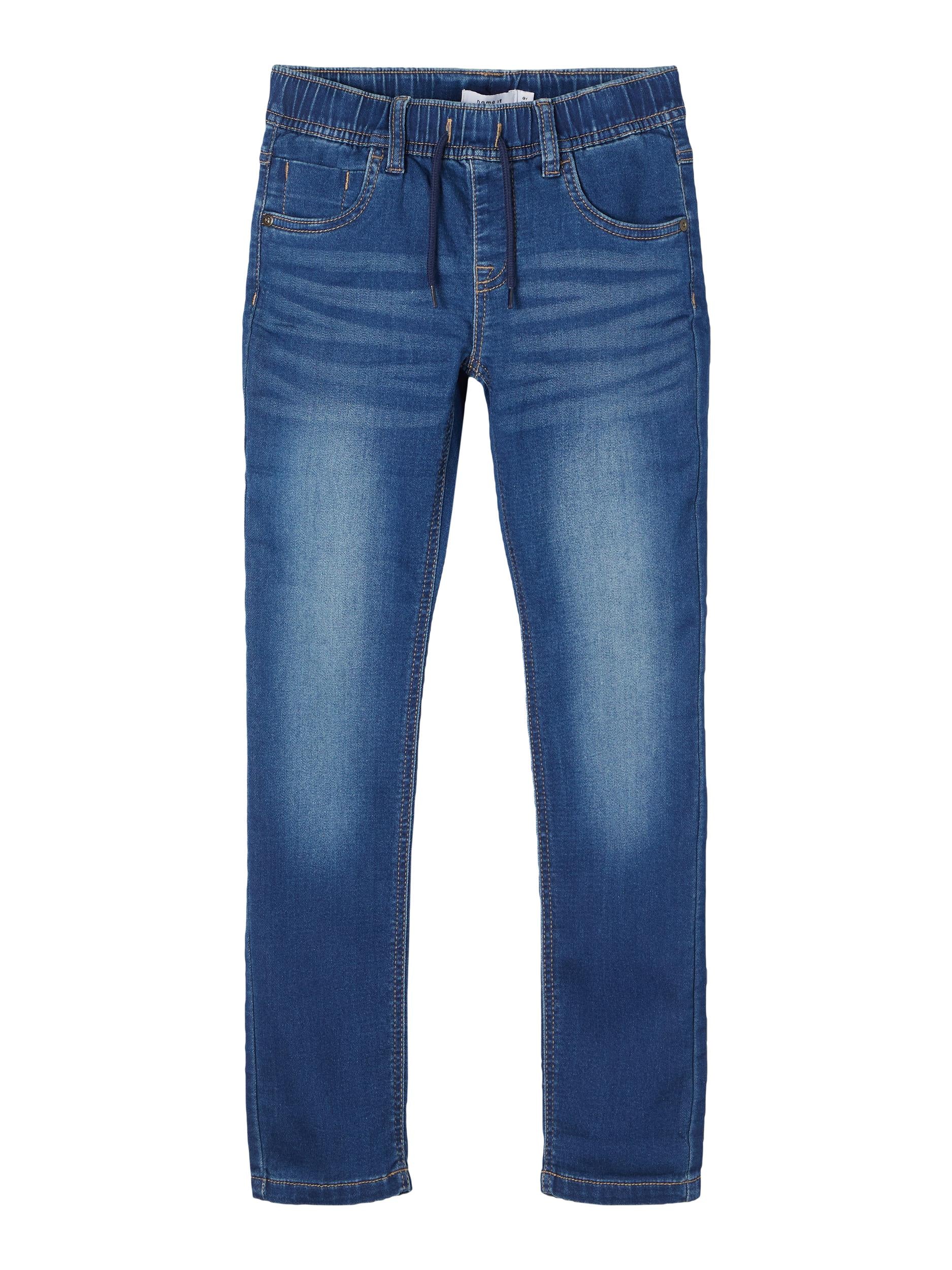 NAME IT Ryan Jogger Sweat Jeans Dark Blue front view