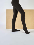 NAME IT Pantyhose Rib 2 Pack Black model front view