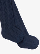 NAME IT Duddi Newborn Pantyhose Navy flat front view