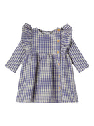 NAME IT Betrine LS Dress Violet Ice model front view