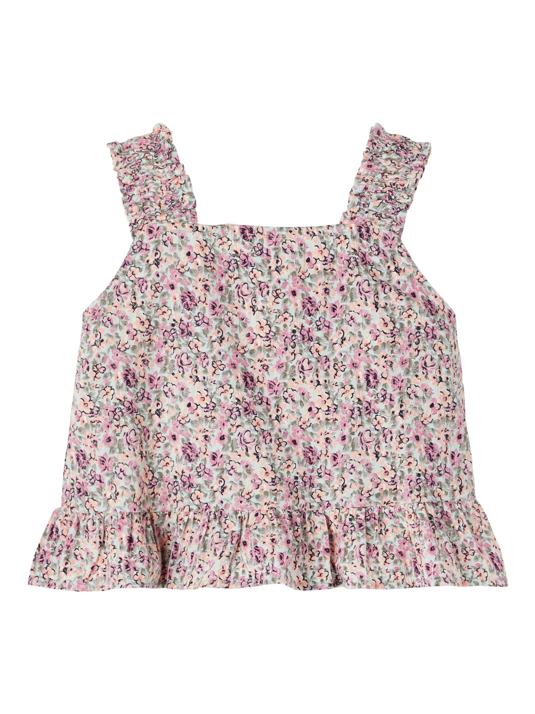 NAME IT Himille Short Strap Top Light Lilac detail view