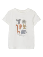NAME IT Jalte Short Sleeve Top White Alyssum back view